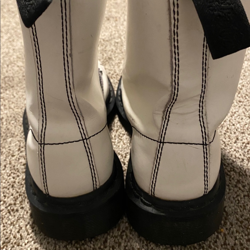 Dr. Martens Cartoon Network White Boots with Black Trim - Picture 6 of 17
